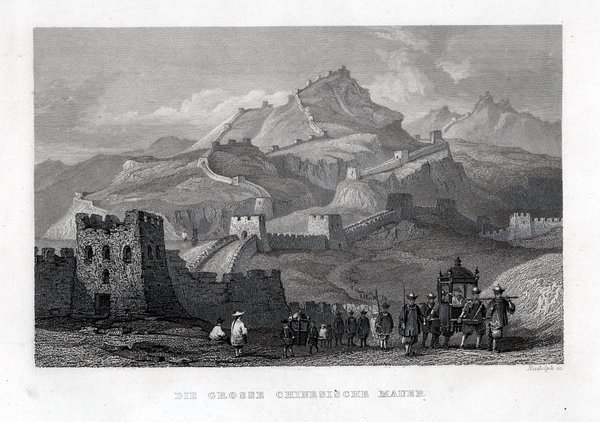 Große chinesische Mauer n. Thomas Allom um 1840